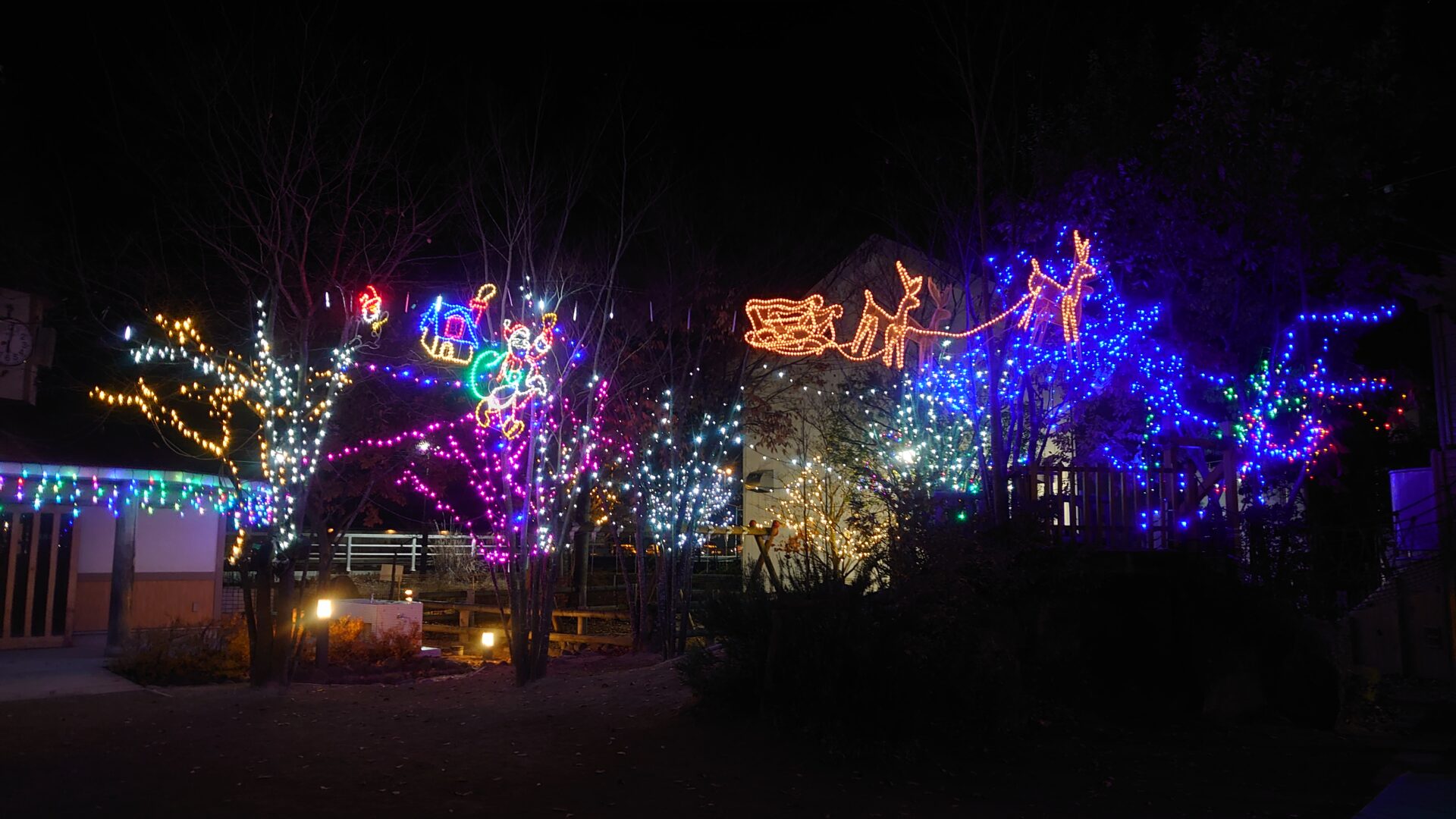 クリスマスイルミネーション施工させていただきました