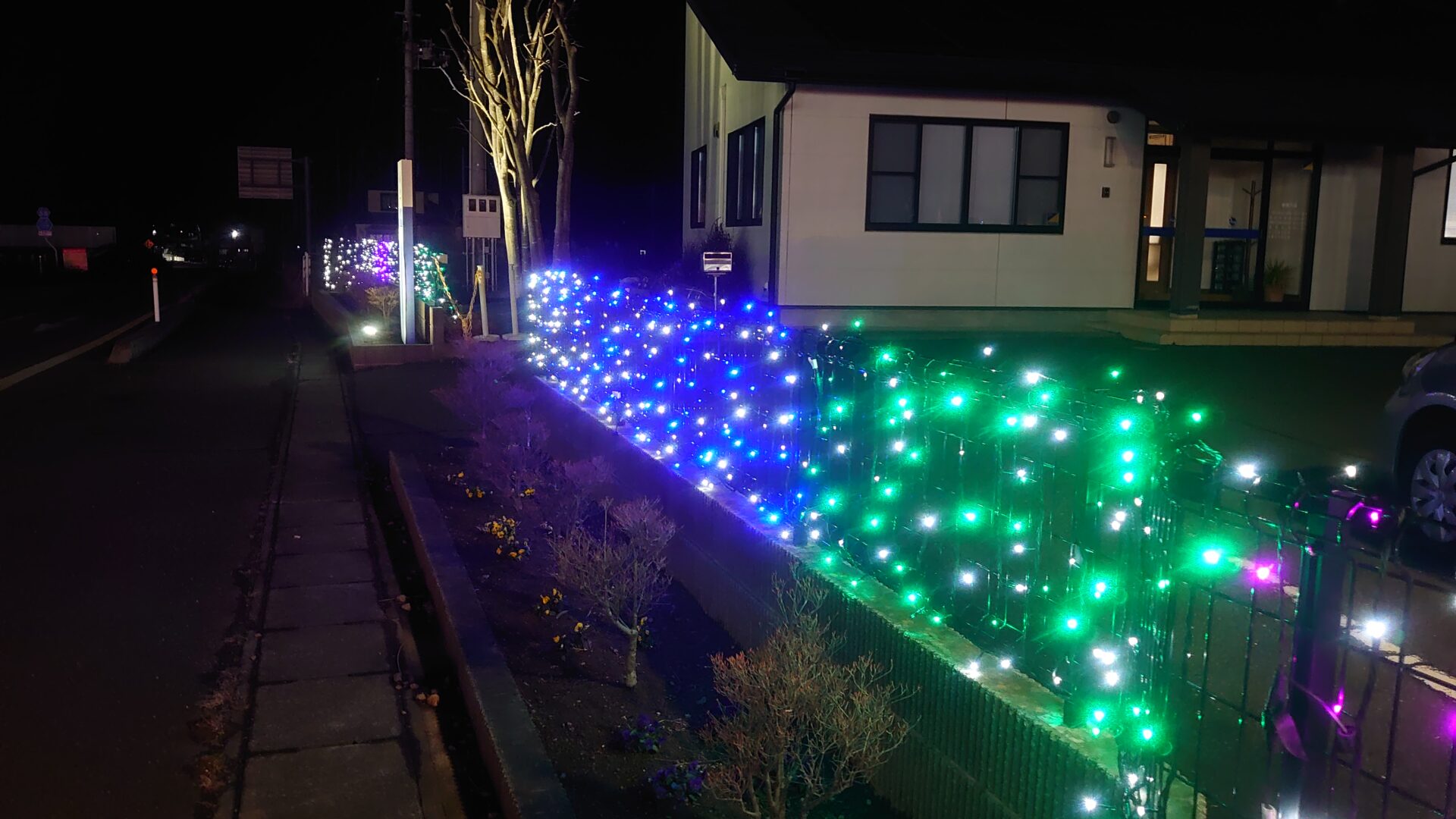 イルミネーションの点灯を実施しております